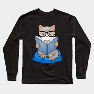 read cat Long Sleeve T-Shirt